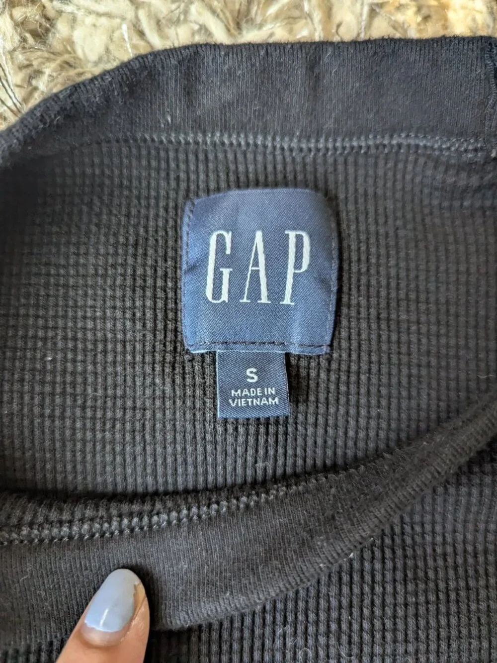 Gap Thermal Waffle Knit long sleeve top